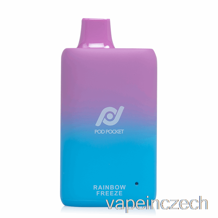 Kapsa Na Kapsu 7500 0% Nula Nikotinu Na Jedno Použití Rainbow Freeze Vape Pero